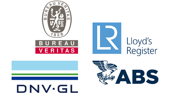 Logos of classification societies