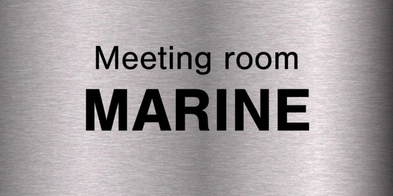 Meeting room Marine logo