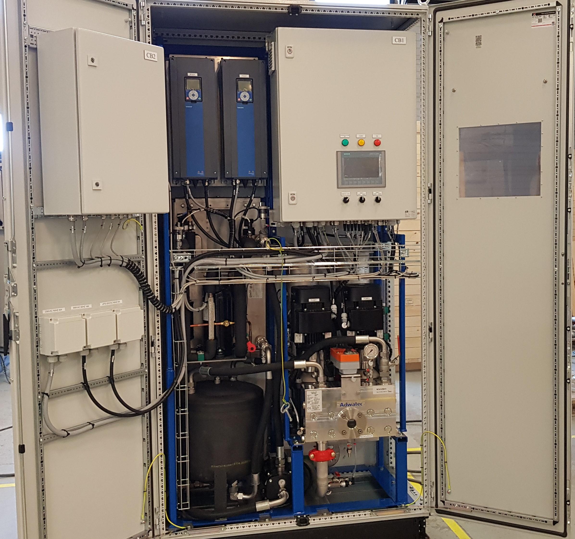 B-range battery cooling station