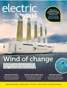 Front page of Electric and Hybrid Magazine April 2021 issue 
