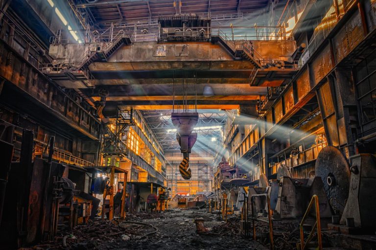 A view from steel factory