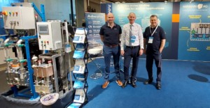 Rami, Trond Egil and Ismo at Adwatec stand in Nor-Shipping 2023