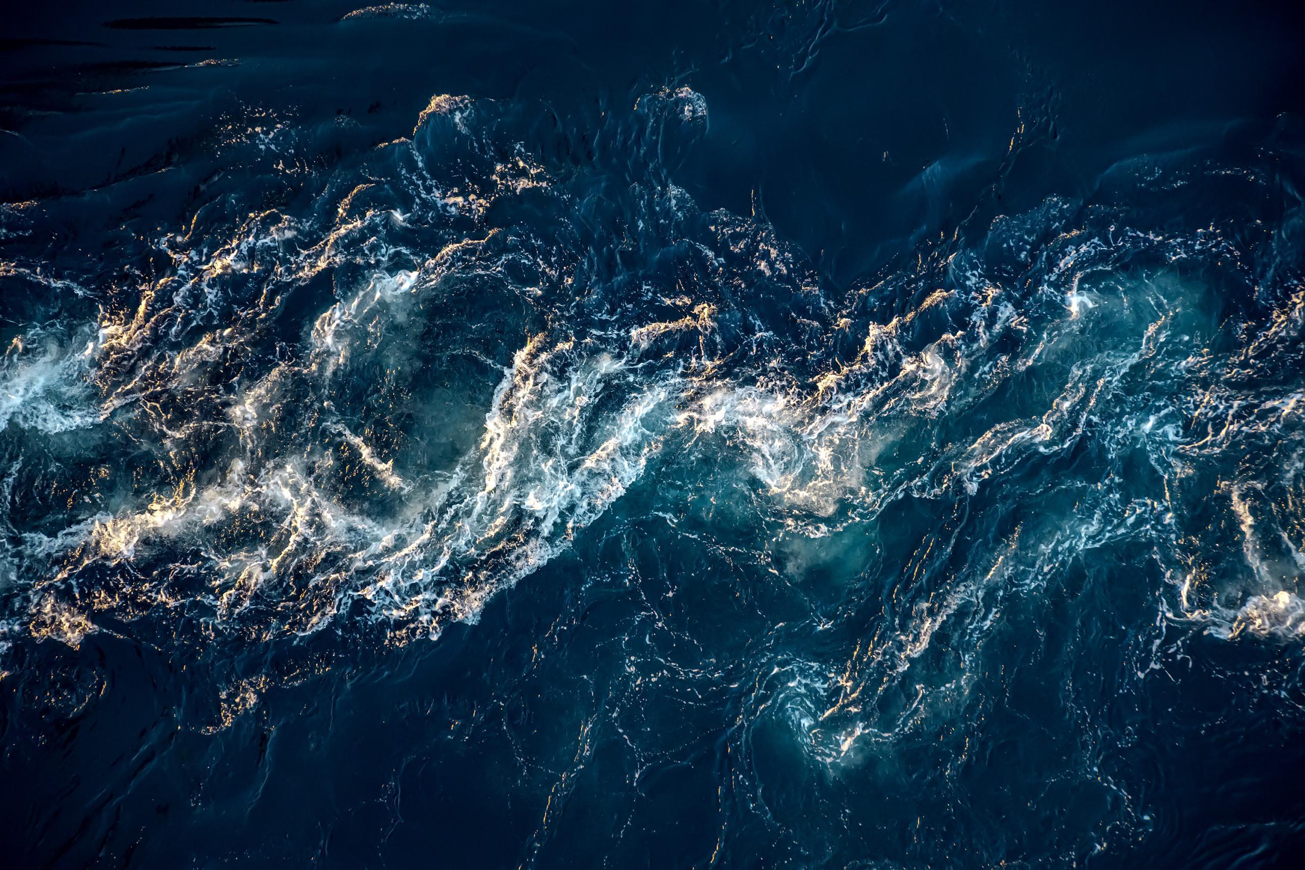 Water vortex in ocean