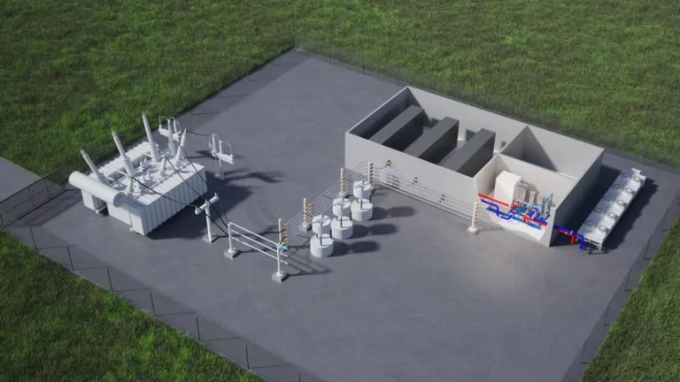 Adwatec L-series water cooling station placed in STATCOM power station