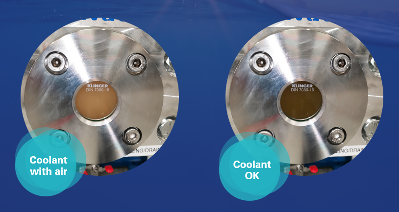 Info picture of water quality checking in Adwatec water cooling stations