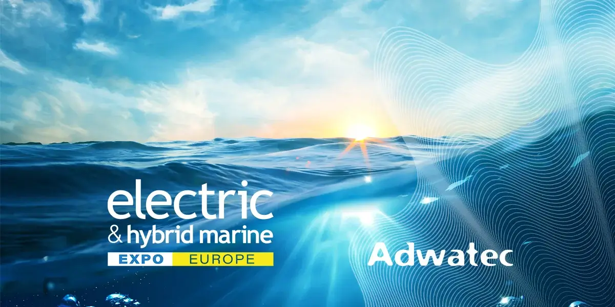 Banner promoting Adwatec's participation in E&H exhibition
