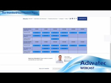 Adwatec Webcast 18: The Standard Connection Pipes